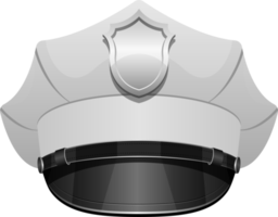 illustrazione di disegno di clipart del cappello dell'ufficiale di polizia png