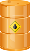 Oil barrel clipart design illustration png