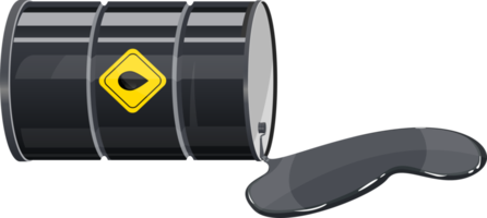 Oil barrel clipart design illustration png