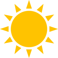 Sun icon set clipart design illustration png