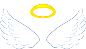 ilustração de design de clipart de asas de anjo png