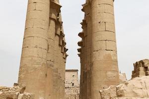 Columns in Luxor Temple, Luxor, Egypt photo