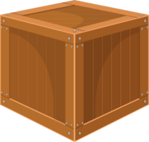 houten kist clipart ontwerp illustratie png