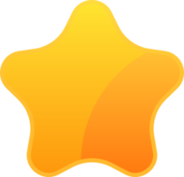 juego móvil golden star clipart diseño ilustración png