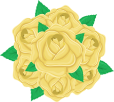 illustrazione di progettazione clipart bouquet di rose png