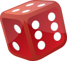 Casino dice clipart design illustration png