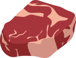 illustration de conception de clipart de viande fraîche png