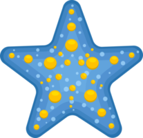 Sea starfish clipart design illustration png