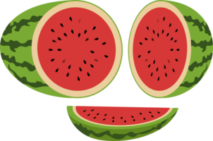 Wassermelonenfrucht-Clipart-Designillustration png