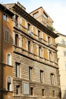 Facade of a Building in Rome, Italy photo