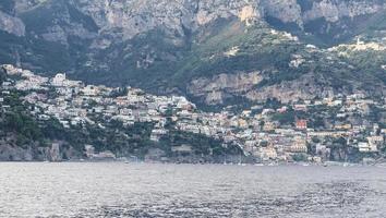 General view of Positano Town in Naples, Italy photo