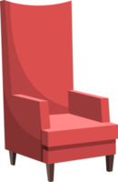 Beautiful arm chair clipart design illustration png