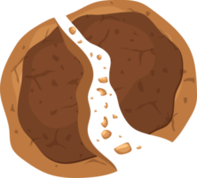 ilustração de design de clipart de biscoitos saborosos caseiros png