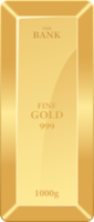 Gold bar clipart design illustration png