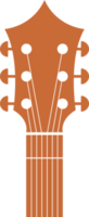 ilustración de diseño de imágenes prediseñadas de cabeza de guitarra png