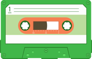 Audio cassette tape clipart design illustration png