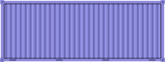 ilustración de diseño de imágenes prediseñadas de contenedor de carga png