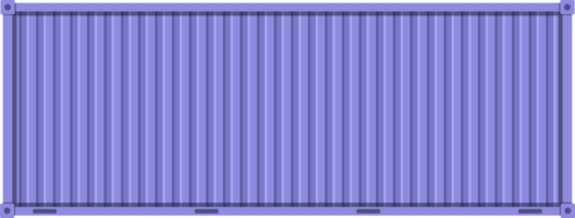 Cargo container clipart design illustration png