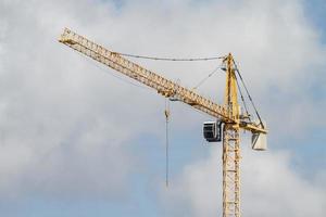 Yellow Construction Crane photo
