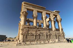 Trajan Kiosk of Philae Temple in Aswan, Egypt photo