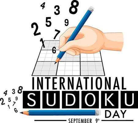 International Sudoku Day Poster Template