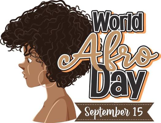 World Afro Day September 15 Banner Design