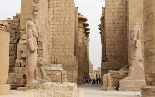 templo de karnak en luxor, egipto foto