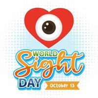 World Sight Day Concept Vector