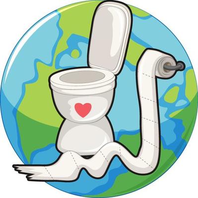 World Toilet Day Concept Vector