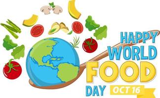 World Food Day Banner Template vector