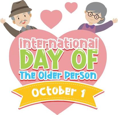 International Day for Older Person Poster Template