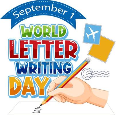 World Letter Writing Day Banner Design