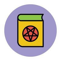 Trendy Magic Book vector