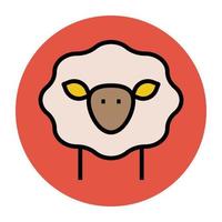 Trendy Lamb Concepts vector