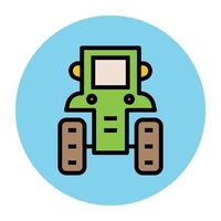 Trendy Tractor Concepts vector