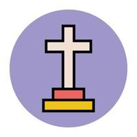 Trendy Graveyard Concepts vector