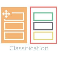 Trendy Rows Concepts vector