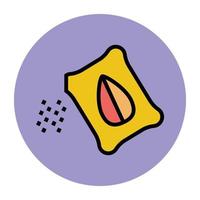 Trendy Seeds Concepts vector