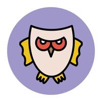 Trendy Owl Concepts vector