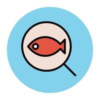 conceptos de pescado de moda vector