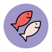 Trendy Fish Concepts vector