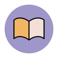 Trendy Book Concepts vector