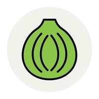 Trendy Onion Concepts vector