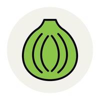 Trendy Onion Concepts vector