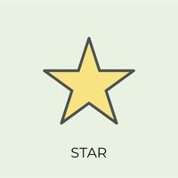 Trendy Star Concepts vector