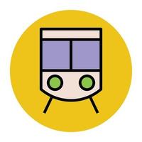 Trendy Train Concepts vector