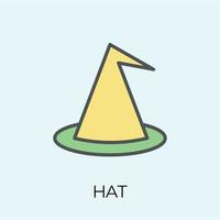 Trendy Party Hat vector