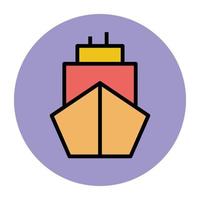 Trendy Boat Concepts vector