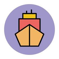 Trendy Boat Concepts vector