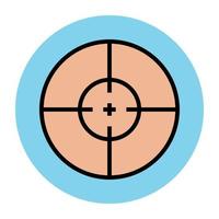 Trendy Shooting Target vector